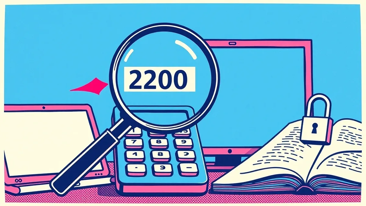 Illustration: A magnifying glass hovers over a calculator display showing a number that has wrapped back to zero.